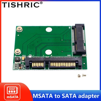 TISHRIC M. 2 MSATA SSD ДО 2,5 SATA Адаптер M2 Mini PCI SSD Конвертор Странично Card Модулна Платка За КОМПЮТЪР, Лаптоп Допълнителна карта До 6Gps