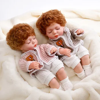 Хубава Реалистична Кукла-Реборн, Силиконова Кукла За Деца, Спящата Придружени От Купающейся Забавна Играчка, Подарък За Рожден Ден За Деца