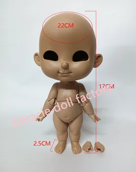 1/8 Q-baby bjd кукла shetou играчка от смола, подарък за рожден ден, грим