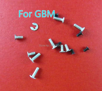 1 комплект за смяна на винтове GBM Пълен комплект Винтове за винтове Nintend GameBoy MICRO GBM, Токопроводящие Бутони, резервни части за ремонт на