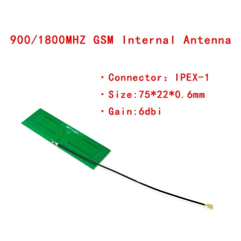 1pc 900/1800 Mhz GSM вътрешна антена 6dbi модул с висок коефициент на усилване на антена PCB 75*22*0.6 мм, цена на Едро