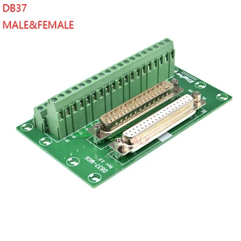1БР DB37 37PIN 2-ред штекерный жак-изход към клеммному адаптер D-SUB converter 37-пинов щепсел клеммной заплата Сигнален модул
