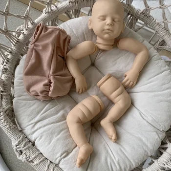 20-инчов комплект кукли-реборна Viviana Baby Sleeping Реалистична сладка миличка Непълни небоядисана заготовки за кукли със собствените си ръце с филтър корпус