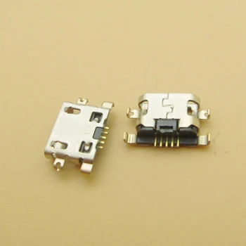 50 бр. напълно нов конектор Micro USB за Elephone P8 Max MTK6750T за Wiko View 2, гнездо за мини-USB порт за зареждане
