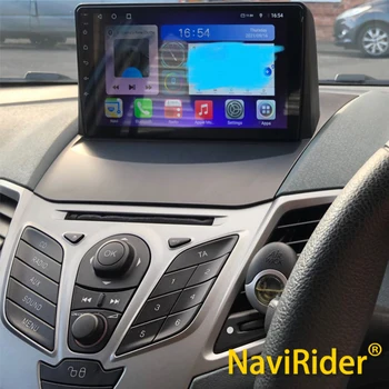 Android 13 2Din Кола DVD Мултимедиен Плейър GPS За Ford Fiesta 2009 2011 2013 2014 2015 2016 Навигация Стерео Главното Устройство Carplay