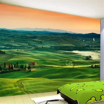 beibehang Потребителски тапети на стенописите снимка всякакъв размер красиви пейзажи течаща вода създаването на тапети пейзаж живопис Гуилин