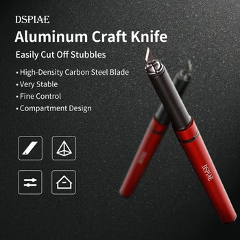 DSPIAE DK-1 Модел на ножа за бродерия, режещи инструменти, метални ръчна дръжка, гравьор с ножове, комплект инструменти за модели на Gundam, инструменти за хоби, направи си сам