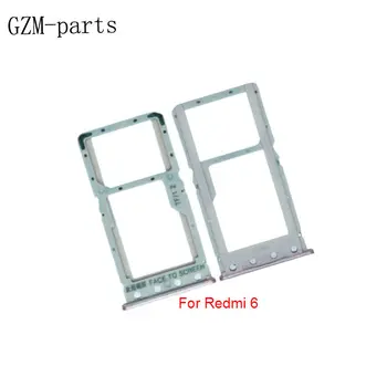 GZM-резервни части, 1 бр. за Xiaomi Redmi 6 6A Притежателя на тавата за SIM-карти слот за адаптер Подмяна на гнездото
