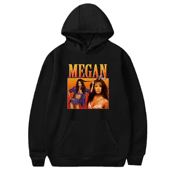 Hoody Megan Fox Унисекс с дълъг ръкав, мъжки и дамски блузи, Безплатна доставка 2022, casual стил, младежта звезда, облекла в стил хип-хоп