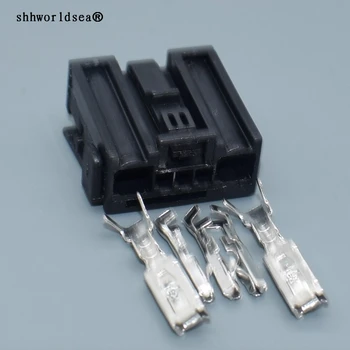 shhworldsea 5pin автоматично пластмасов колан кабели штекерный конектор незапечатанный кабелен конектор 1379217-1