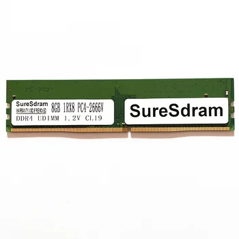 SureSdram Нова маркова оперативна памет DDR4 8 gb 2666 Mhz UDIMM Настолна памет 8 GB 1RX8 PC4-2666V-UA2-11 DDR4 2666 8 GB