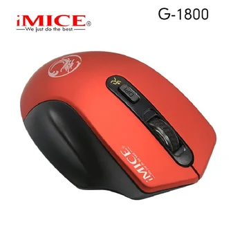 Безжична мишка IMICE 2.4 G G-1800 1600 dpi, 4 комбинации, подаръци за бизнес офис, Компютър, лаптоп, подходящ за захранване от 2 батерии ААА