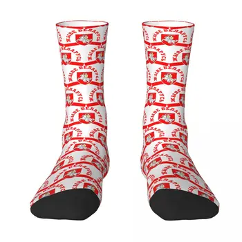 Да живее Беларус Класически чорапи със студен цвят, Компресия чорапи с раница на съвсем малък, Забавен новост, Случайни чорапи с шарени R299