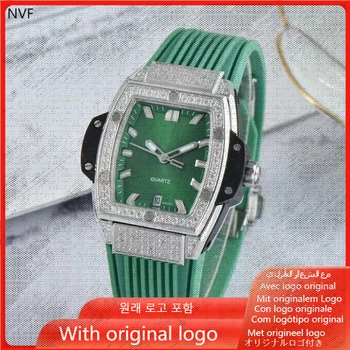 Дамски часовници NVF 904l кварцов часовник от неръждаема стомана, 36 мм-HB