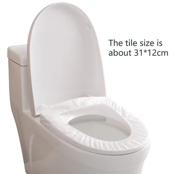 Еднократна калъф за седалка, тоалетни, хигиенни нетъкан универсална подложка за тоалетна, възглавница, протектор, аксесоари за баня