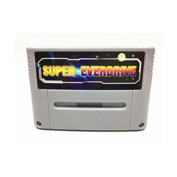Игрална карта Super 800 in 1 Pro Remix за 16-битова конзола за игри SNES, касета Super EverDrive, Сив