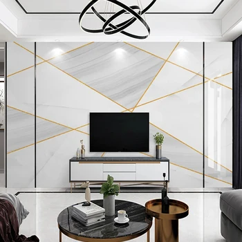 Индивидуални 3D стенни тапети в скандинавски стил INS, геометрични фон за спалня, ТВ, фотообои, декорация на дома