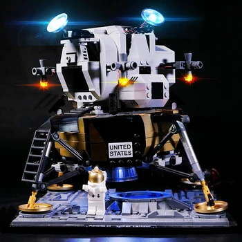 Комплект led подсветка за 10266 Аполо 11 Lunar Lander, набор от градивни елементи, играчки за деца (не включва модел)