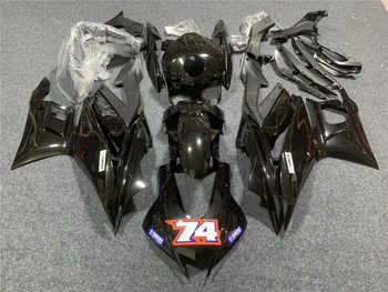 Комплект мотоциклетни обтекателей подходящ за Yamaha R25 R3 19-22 R3 2019 2020 2021 2022, обтекател, ярко черно