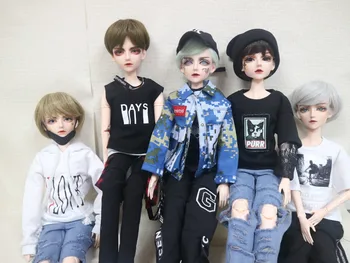 Кукли BJD Индивидуални мъжки кукли BJD САМ пластмасова кукла 24 става сферични кукла момче