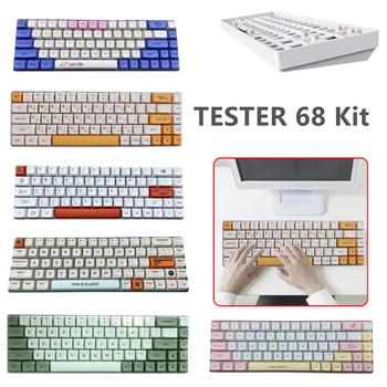 Механична клавиатура CIY68 2,4 G/БТ 5,0 Безжична Детска Клавиатура с Възможност за гореща замяна По Поръчка 68 Клавиши САМ Kit Keycap Аксесоари