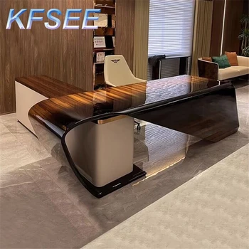 модерен Романтичен Маса с дължина 200 см Серия Kfsee Office Table Бюро