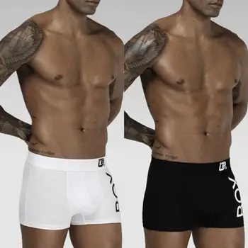 Мъжки боксери, Секси бельо, плюшени боксови шорти, памучни слипове, Мъжки Колан, 3D късометражни филми-торбички, бельо, Къси панталони мъжки гащи