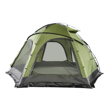Негабаритная сферична палатка за няколко души, семеен къмпинг на открито, планинско катерене, Непромокаемая, шестоъгълен палатка
