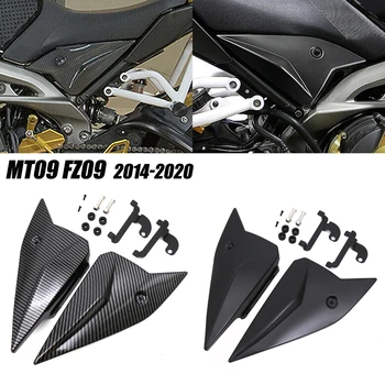 Нов Мотоциклет Страничните Панели на Кутията Обтекател Капачка на Капака на двигателя Карбоновая Тампон За Yamaha Fit MT09 FZ09 2014-2020 2019 2017 2018 2015 2016