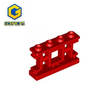 Ограда Gobricks GDS-M425 1 x 4 x 2 Декоративна Азиатската решетка, която е съвместима с 32932 национални отбори градивните елементи на Техническата