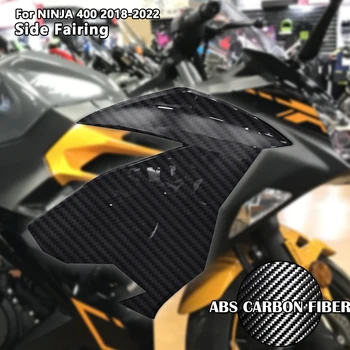 Подходящ за Kawasaki Ninja 400 2018 2019 2020 2021 Комплект Цветни Странично обтекател от Въглеродни Влакна, Качулка, Инжекцион на Купето