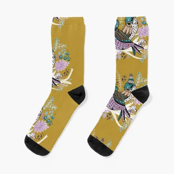 Празнични птиците обичат златни чорапи, много дизайнерски чорапи в стил хип-хоп, Аржентина