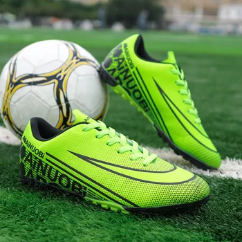 Професионални футболни обувки за деца, външни детски футболни обувки, нескользящие спортни обувки за мини футбол, мъжки футболни обувки за момчета