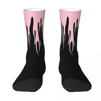 Розов пламък, готик субкултурата на 1980-те години, рок-романтични Чорапи, мъжки дамски пролетни чорапи, полиестер