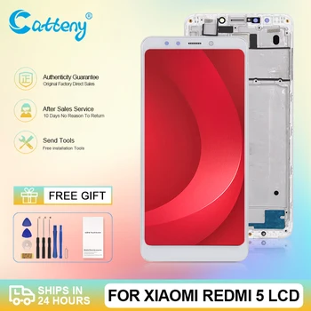Търговия на едро с 5,7 инча за Xiaomi Redmi 5 LCD сензорен дисплей, дигитайзер, Snapdragon 450, дисплей в събирането, резервни части