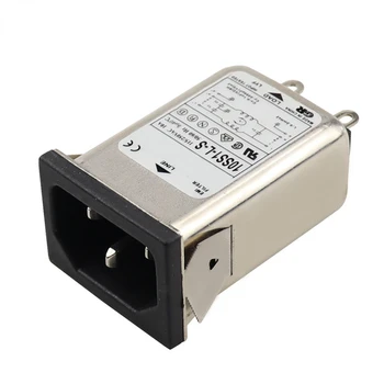 Филтър за електромагнитни смущения захранване на 10А 115/250 В с конектор ac 10SS1-L-S