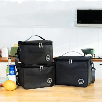 Чанта-хладилник за обяд, сгъваема изолационен Пакет с лед за пикник, Термосумка за хранене, Термосумка за напитки, изолирани чанти, Чанта за доставка на храна -40